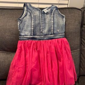 Girls gently used guess dress in size 14